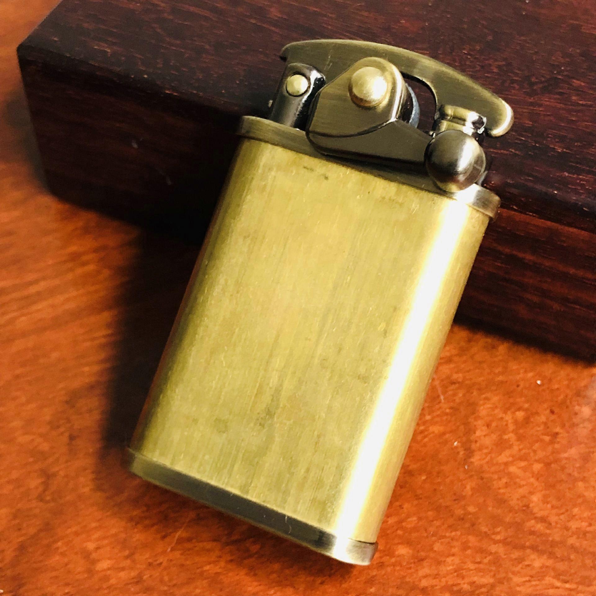 New Brand Set Wooden Shell Original Genuine Kerosene Lighter Cigarette Business Gifts