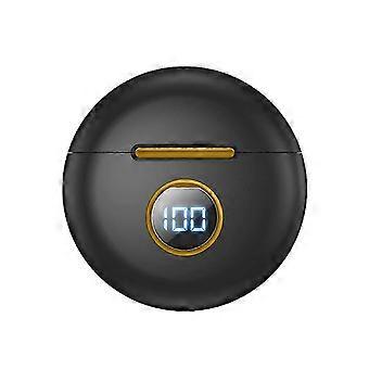 LED Digital Display Earphone Waterproof Stereo Earphones Bass Sound Earphone