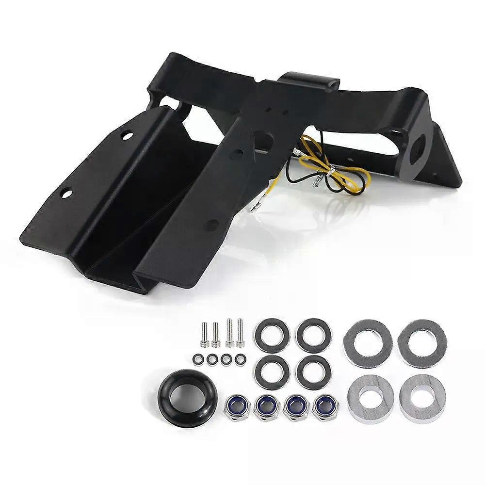 con Fit For Honda NC750X 2021 2022 2023 2024 Motorcycle License Plate Holder Rear Tail Tidy Frame Fender Eliminator Bracket Kit