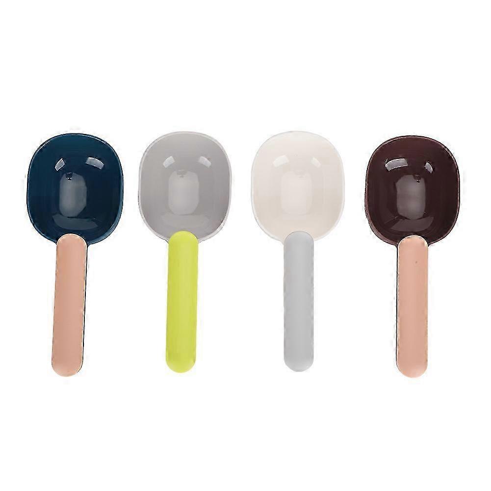 4-Pack Cute Pet Feeding Shovel for Cats & Dogs - Healthy & Practical