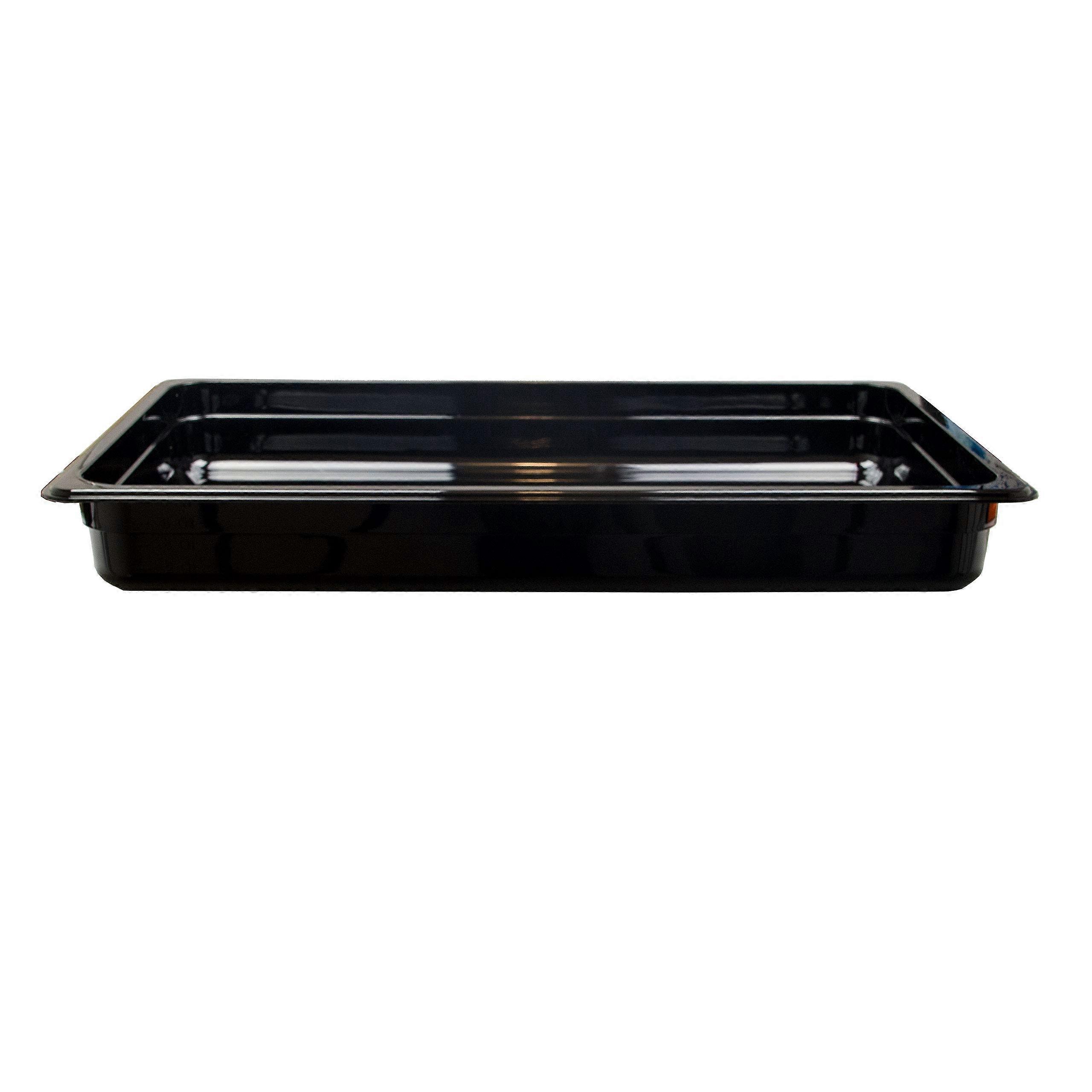 GN 1/1 Gastronorm Container 8.5 Litres Depth 65 mm Plastic Black Ref: 2125