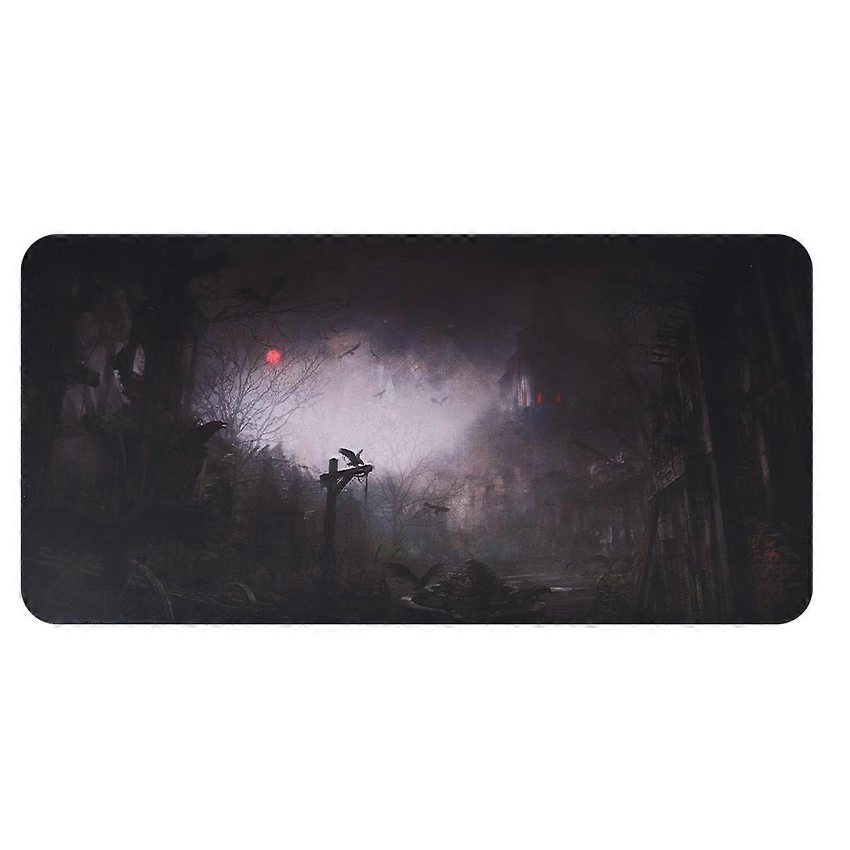 Office Pad Computer Game Mouse Pad Friends Rectangular Black 80x30cm Waterproof 1Pcs