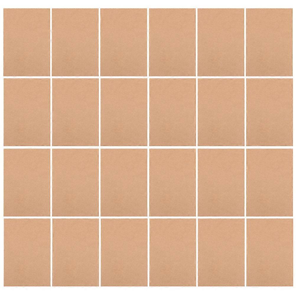Thickened Graffiti Cards Plain Cards Double Sided Cards Hand Painted Brown For Daily Use 80Pack