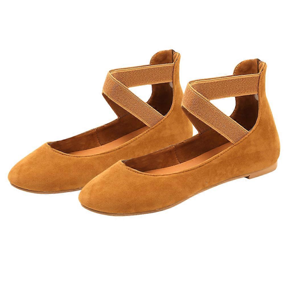 Comfortable Loafers Casual Single Shoes for Women Elegant Design Non-slip Flat Sole 9.432 Inch