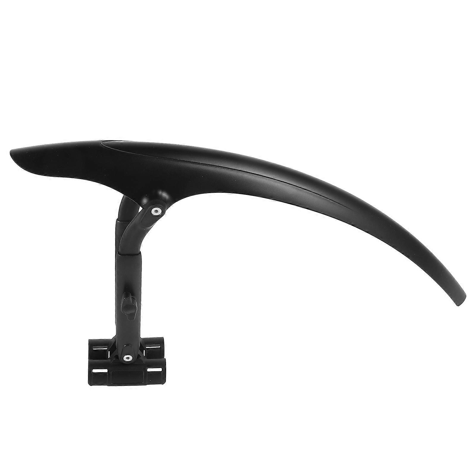Bike Mud Guard Set Road Bike For Mountain Gravel Folding Bikes Black Two-Section Adjustable Shield 1Set