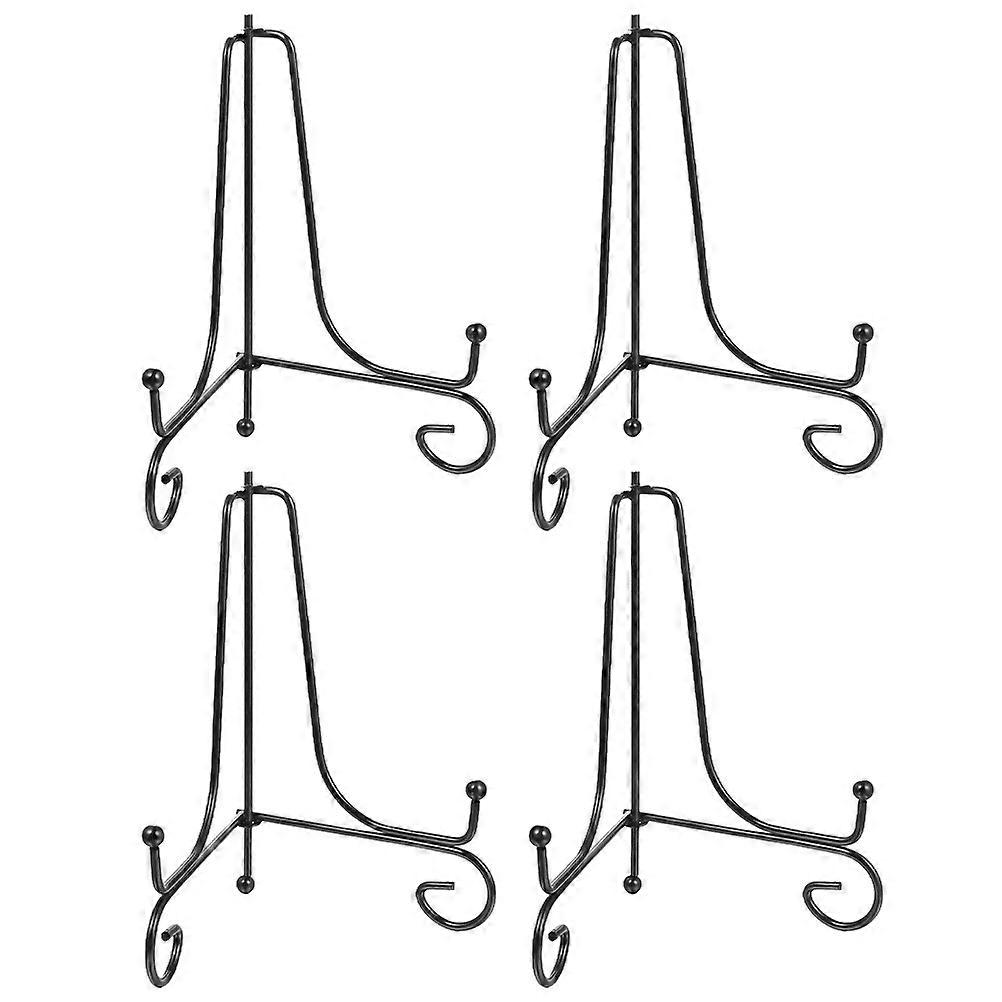 Holding Books And Plates Iron Art Plate Stand For Display Decorators Use In Home Or Office 4Set