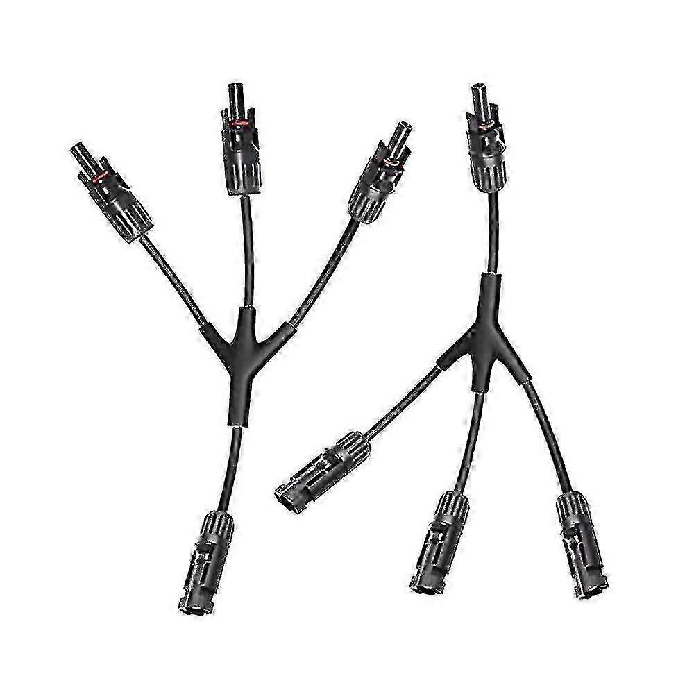 Y Branch Solar Connectors Solar Panel Parallel Adapter 1 Pair Splitter Solar Cable Wire Plug Tool K