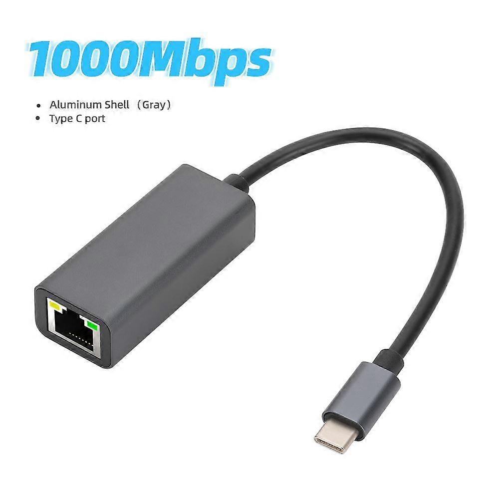 1000Mbps USB 3.0 Wired Type C USB To Rj45 Lan Gigabit Ethernet Adapter Network Card AX88179 Chip for