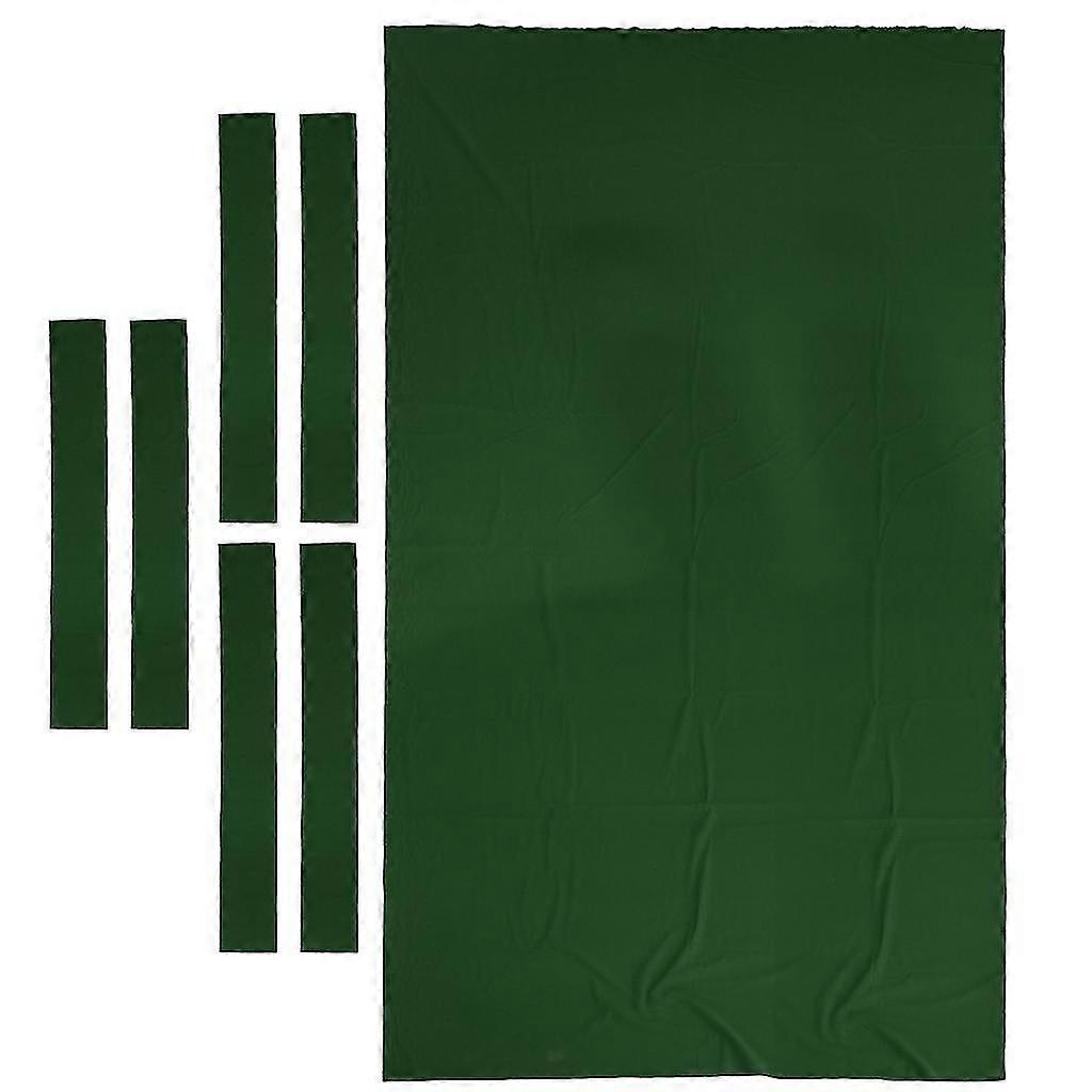 8 ft Wool Blend Billiard Pool Table Cloth Snooker Table Felt Accessory Green