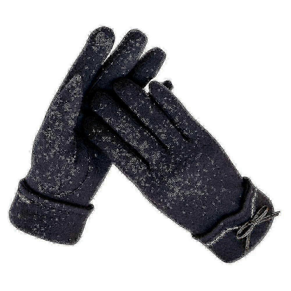 כפפות חורף לנשים מזג אוויר קר מסך מגע כפפות טקסט - כפפות חמות ותרמיות חסין רוח