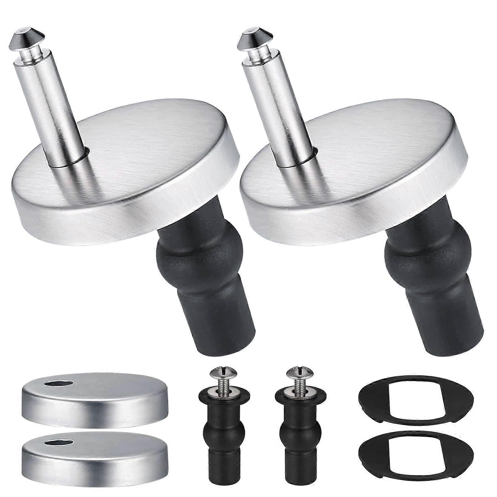 Toilet Seat Attachment, Pack of 2, Replacement for Old Fittings