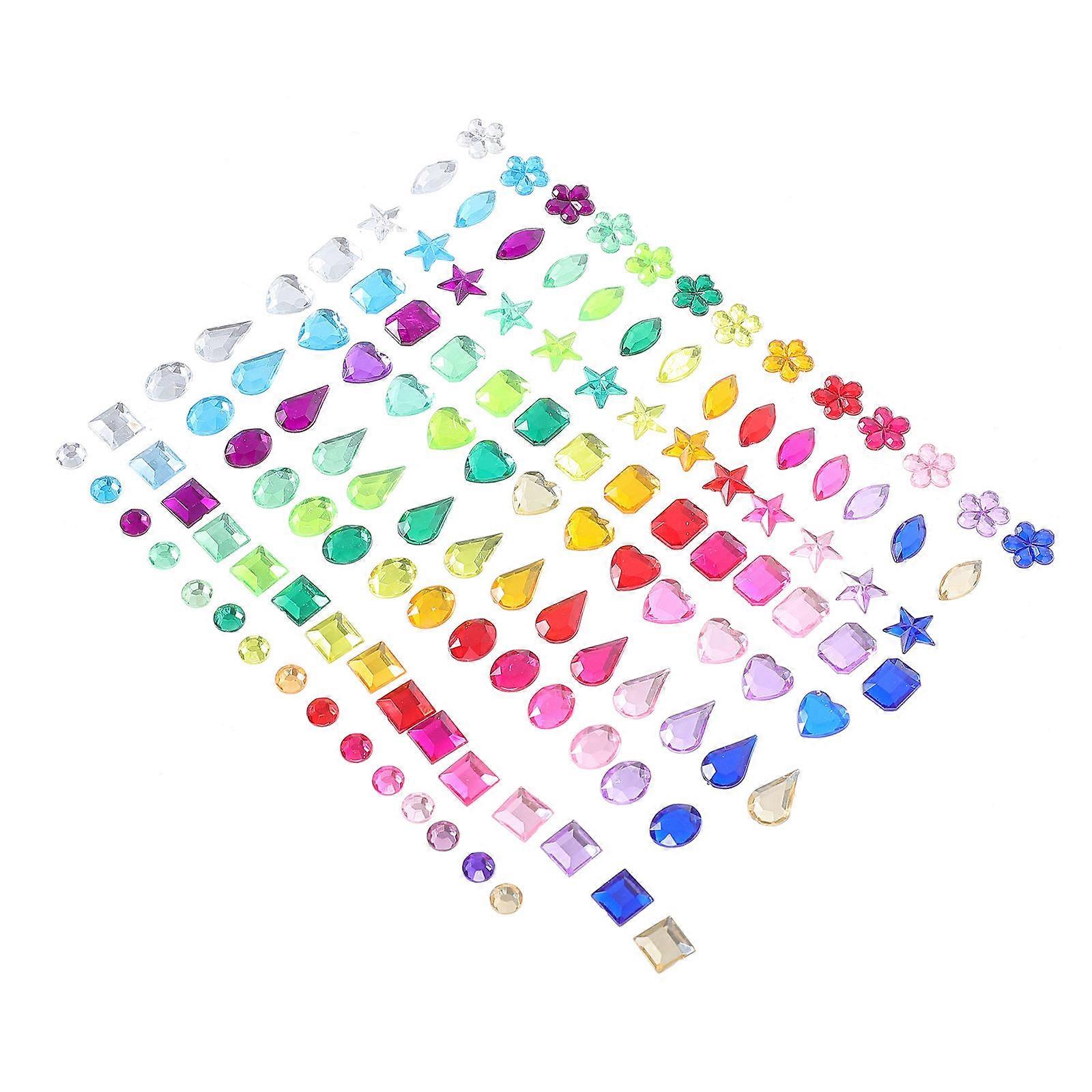 Card Making Embellishments Acrylic Flatback Rhinestones Refrigerator Decor 0.3x0.8x1.3cm 1 Set