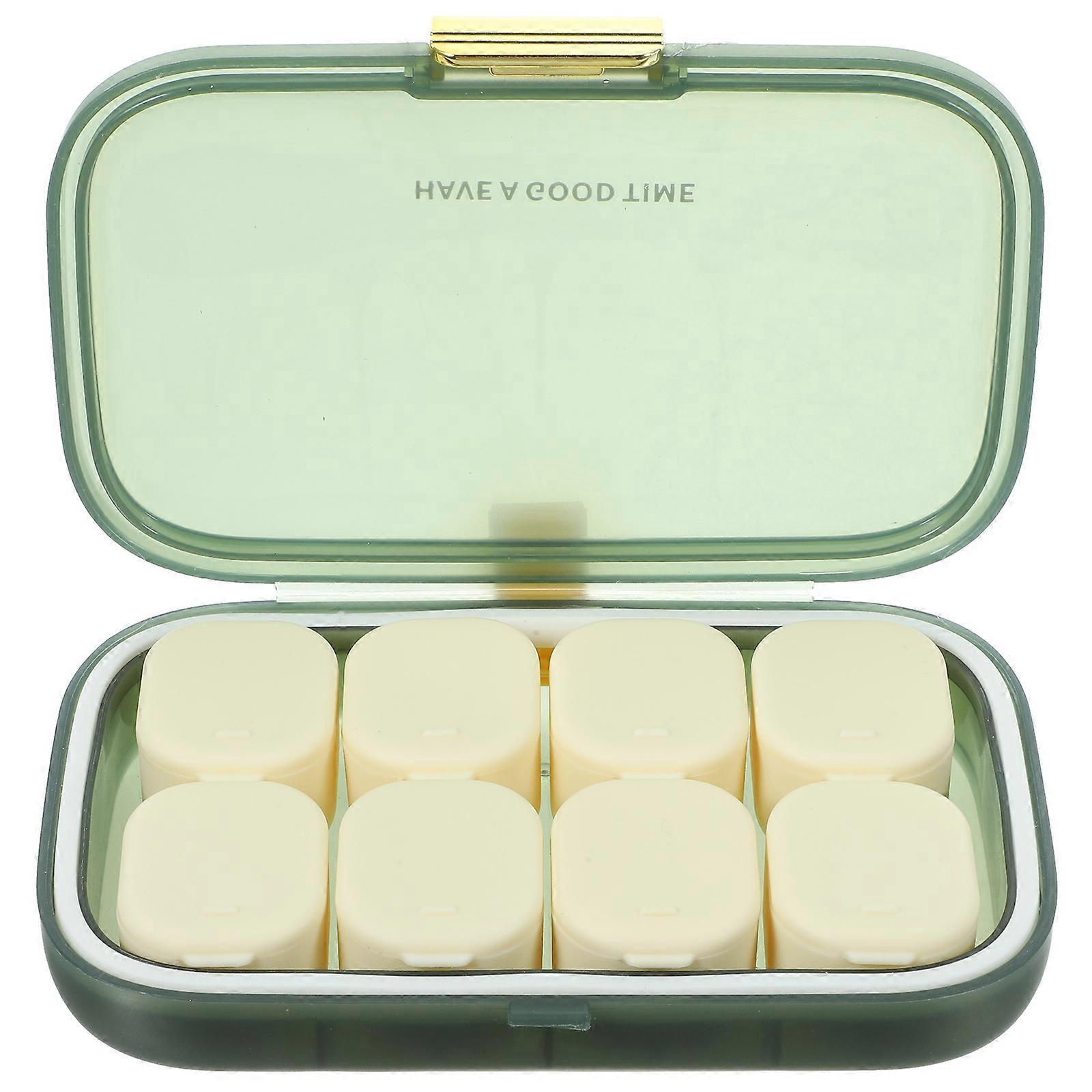 Medication Box Small Container For Medicines Medicine Case Rectangular Shape 13x8.7x2.5cm Portable 1Pcs