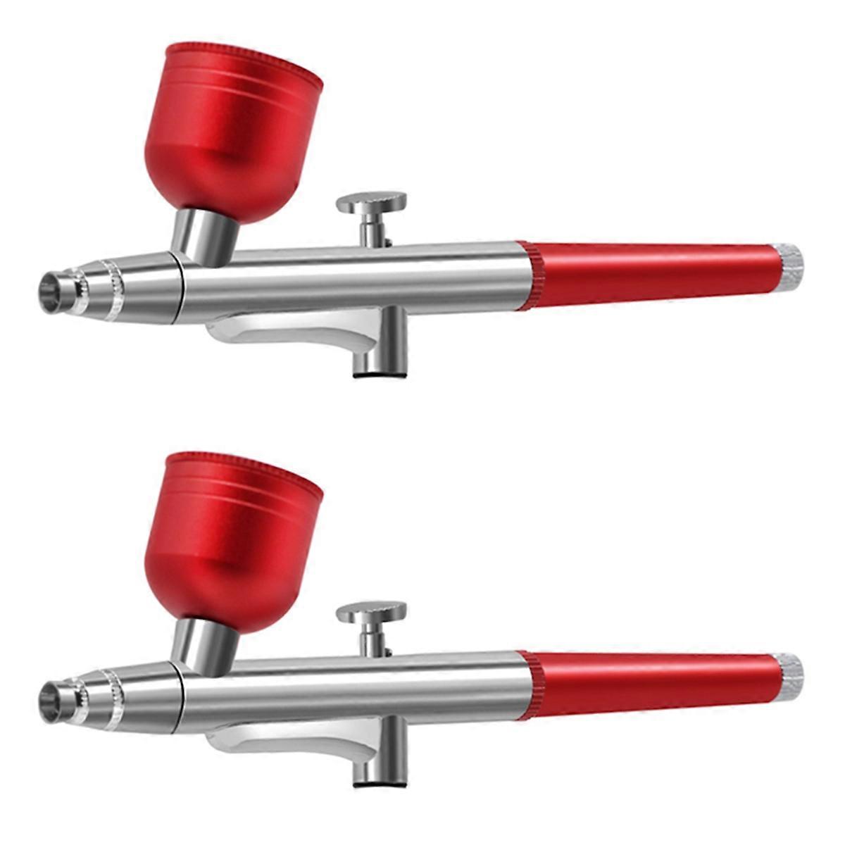 Single Action Airbrush 0.3mm Nozzles Airbrush Pen- Red