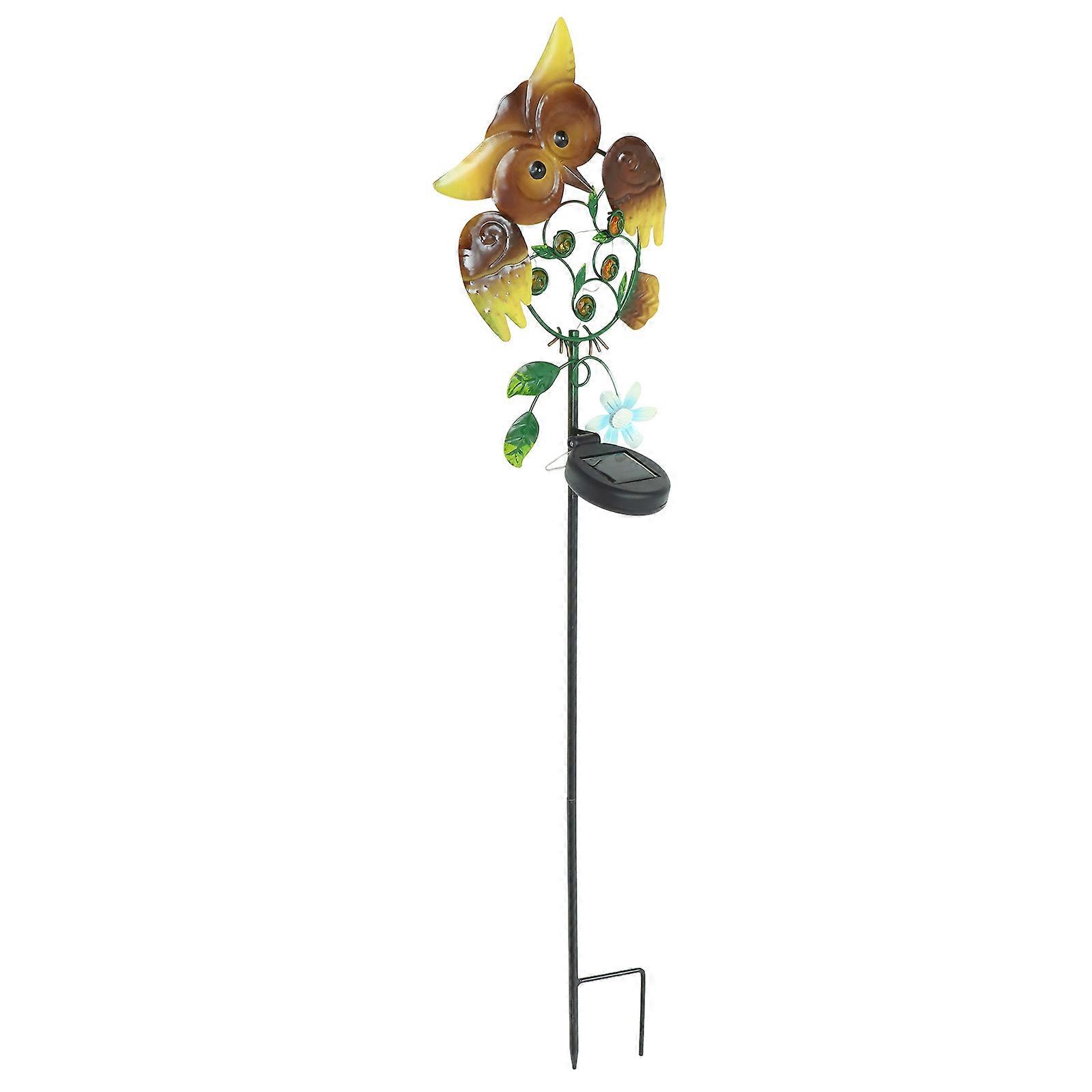Outdoor Garden Light Owl Rain Gauge Light Solar Powered Lighting Roads 97.00X20.00X10.00CM Synthetic Material 1Set
