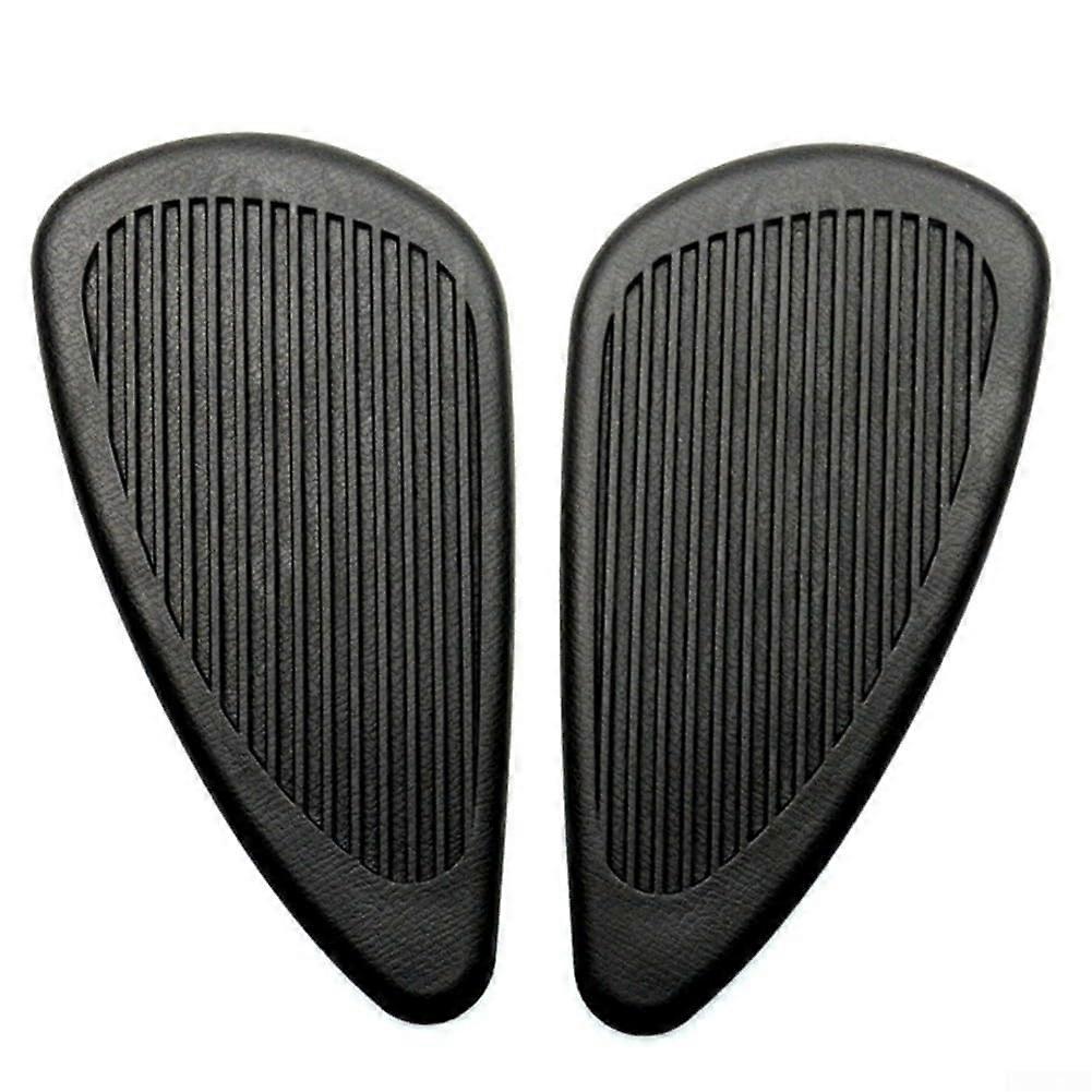 Motorcycle Knee Protection Stickers for Riders, Non-Slip Tank Grip Pads, Black, Durable Material, Universal Fit