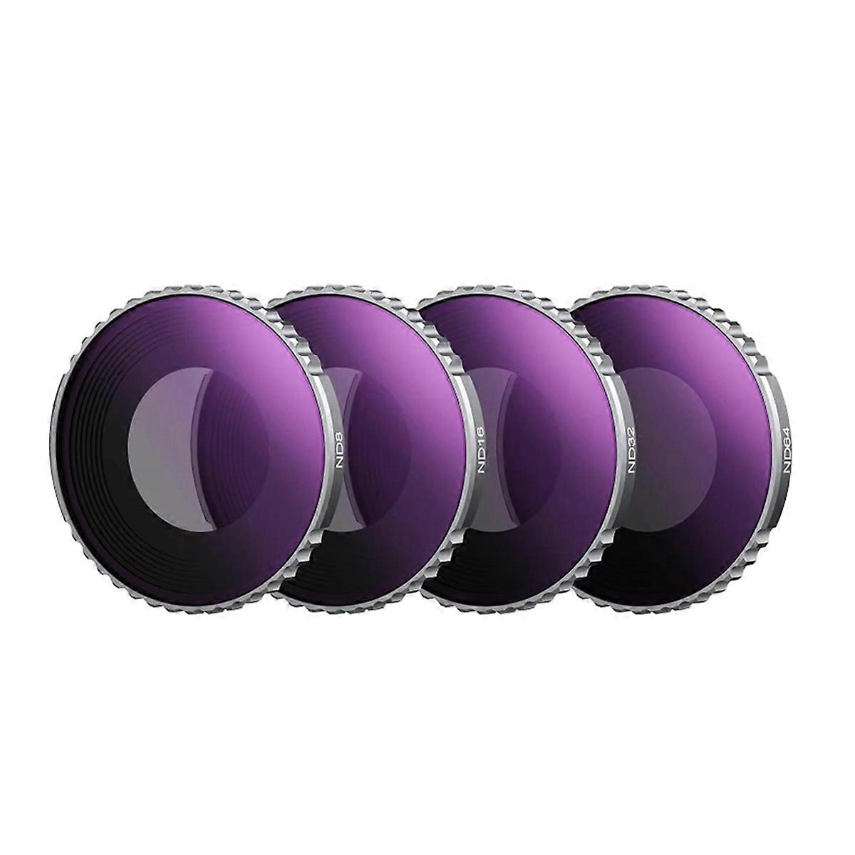 ND Filter Set for Action 5 Camera Accessories Multicoated HD Optical Glass for Action 5 Pro/4