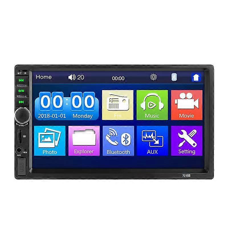 Interconnected HD 7-inch car MP4 card player car MP5 player Bluetooth reversing 7018B