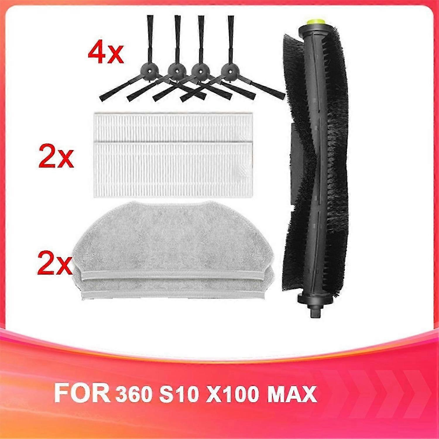 For 360 Qihoo Sweeper S10 X100 MAX Replacement Kit Replacement Consumables