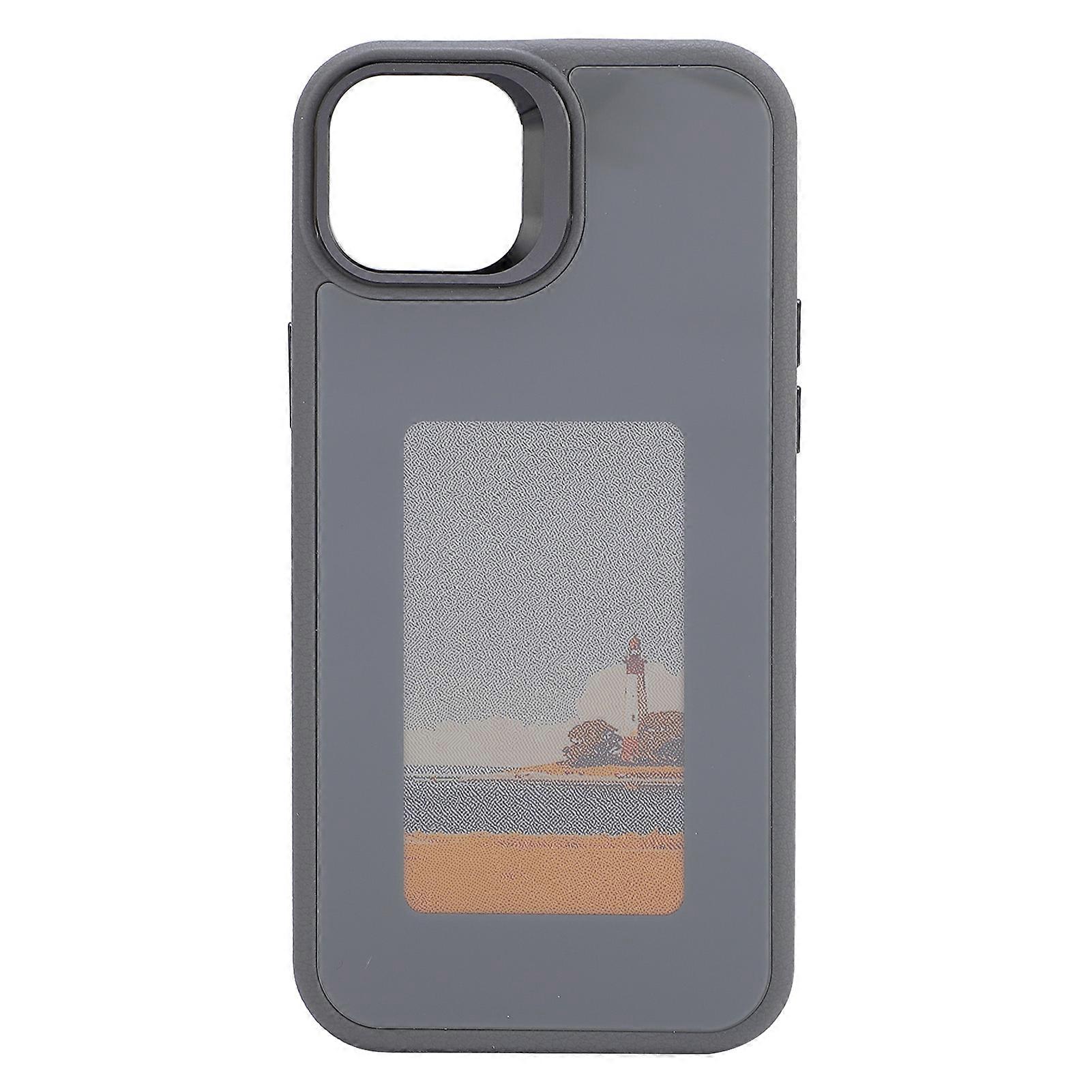 Customizable Gray Ink Screen Phone Case with NFC & Anti-Drop Protection for 15Plus
