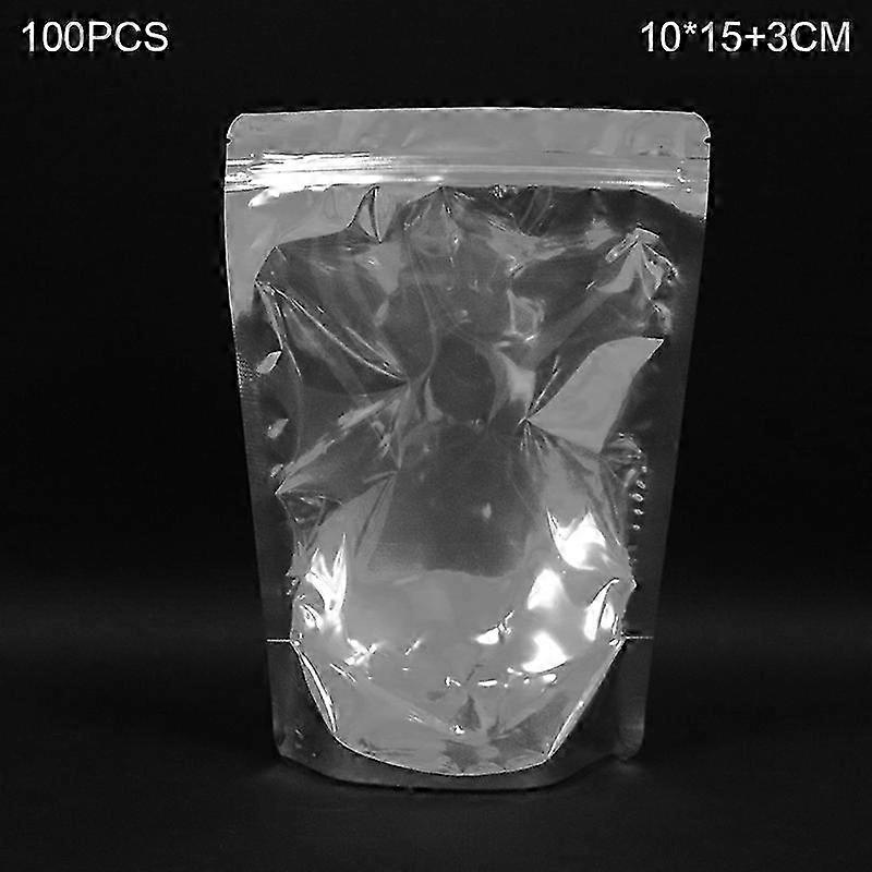 Type A 100Pcs 10x15+3cm 20C Single Side Transparent Food Storage Sealer Bags