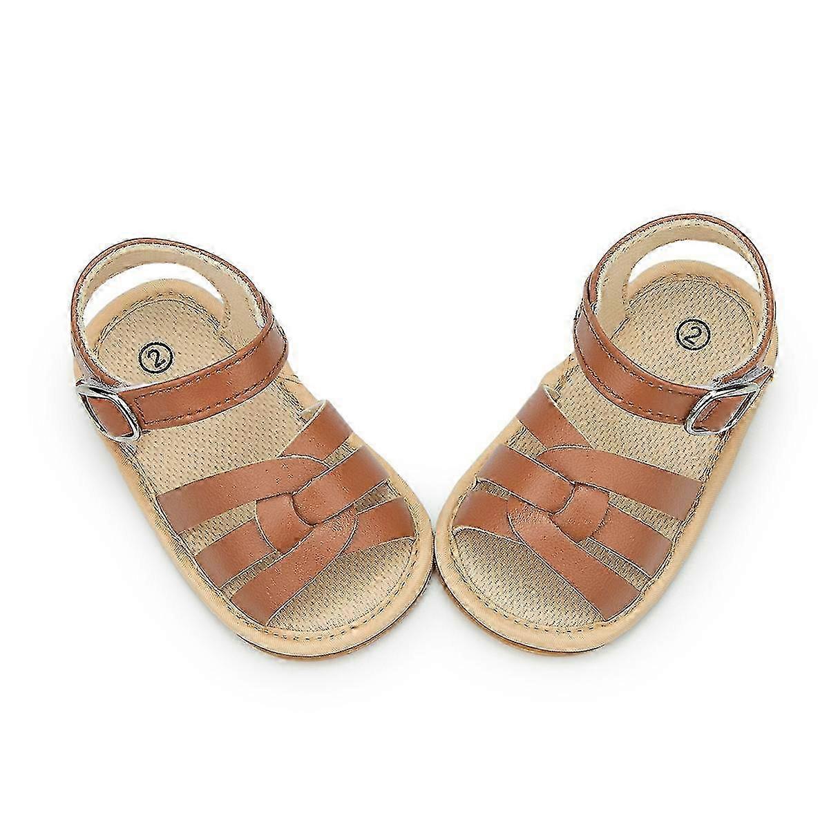 Infant Sandals Soft-sole Non-slip Baby Shoes for First Walkers Size 0-18m