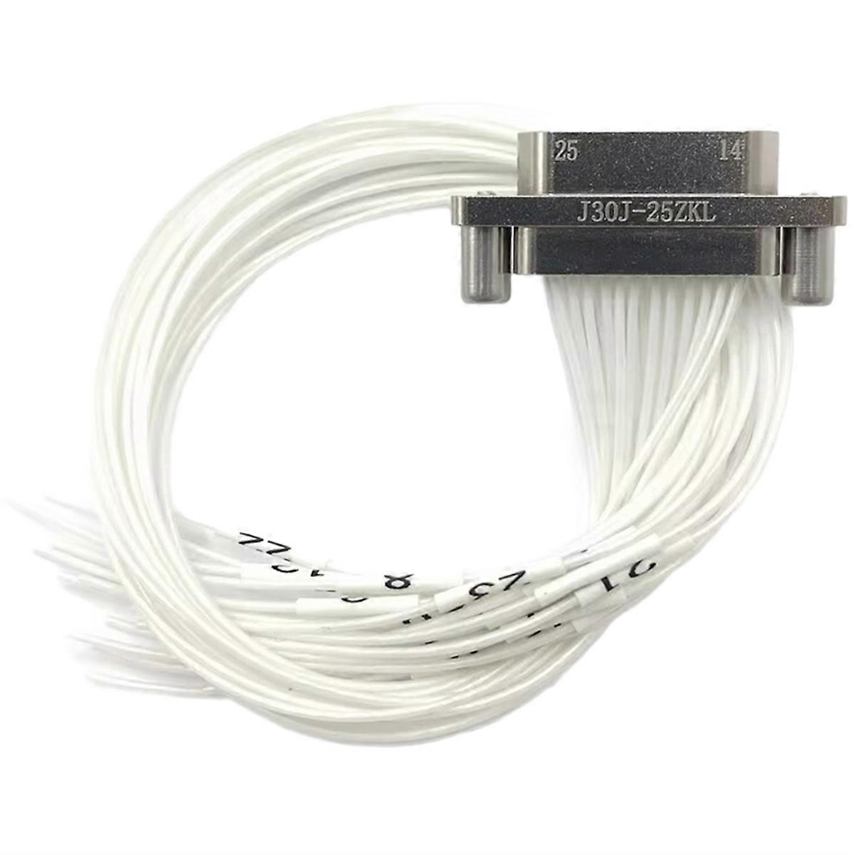 J30J-25ZKL-300 Aviation Socket 25 Core Electronic Connector Bend