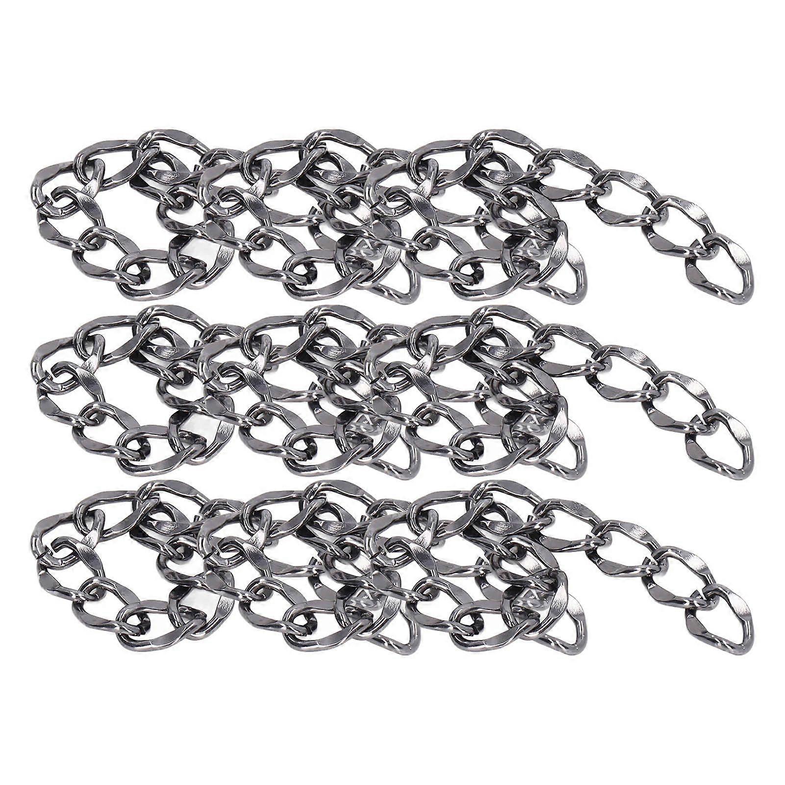 2025 Latest Model  Metal Link Cable Chain Aluminum Rust Proof Glossy Twisted