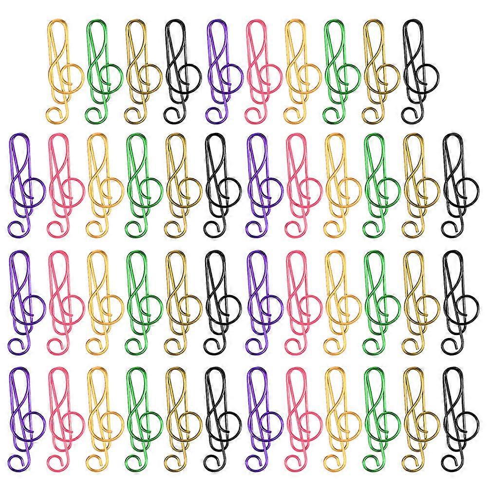 Paper Clip Clamp Binding Documents Office Use Assorted Color 100Pcs