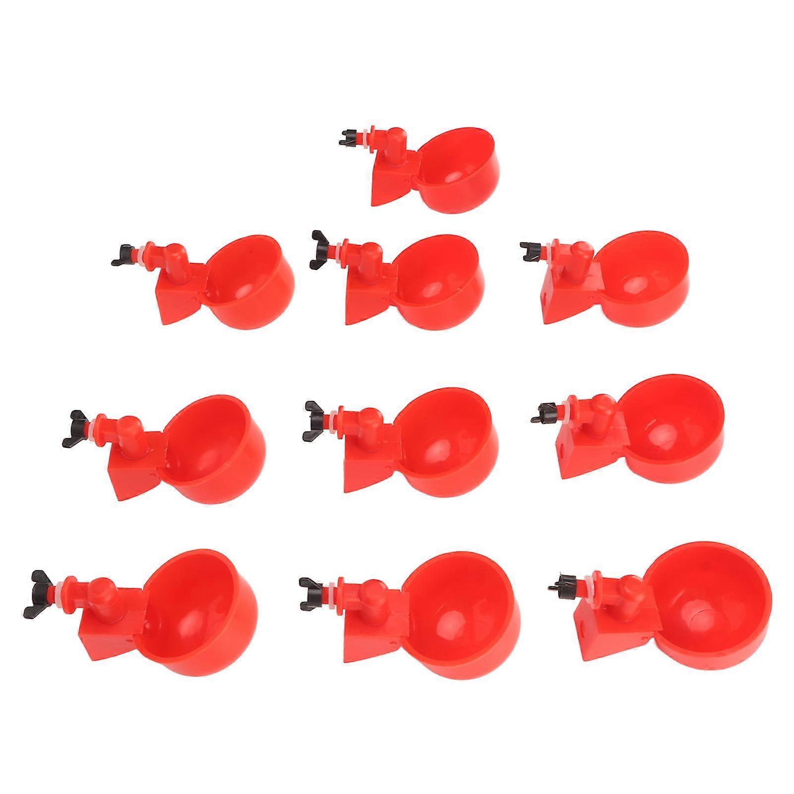 Chicken Waterer Cups Automatic Filling Waterer Chicken Water Feeder Kit Poultry Drinking Bowl for Ducks Geese Turkeys 