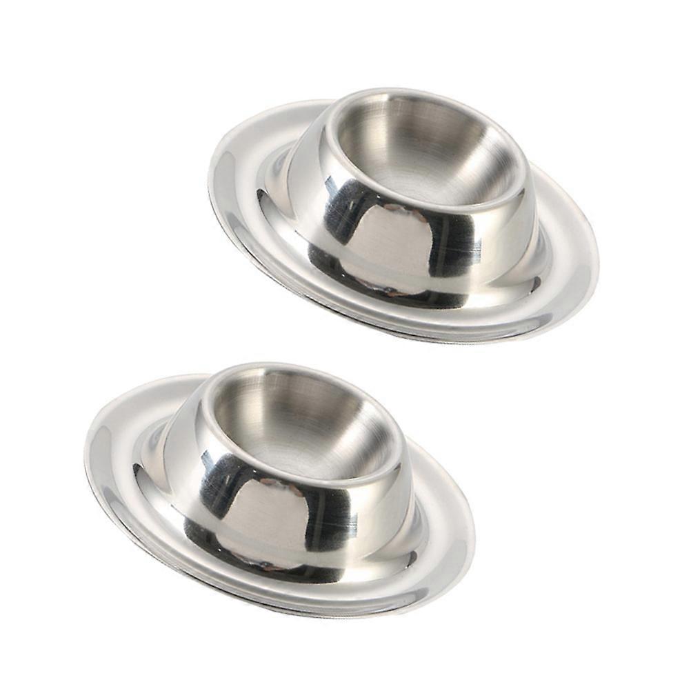 Stainless Steel Egg Holder Set Modern Design Unbreakable Boiled Egg Stand for Breakfast Dining Room Holiday Decoration