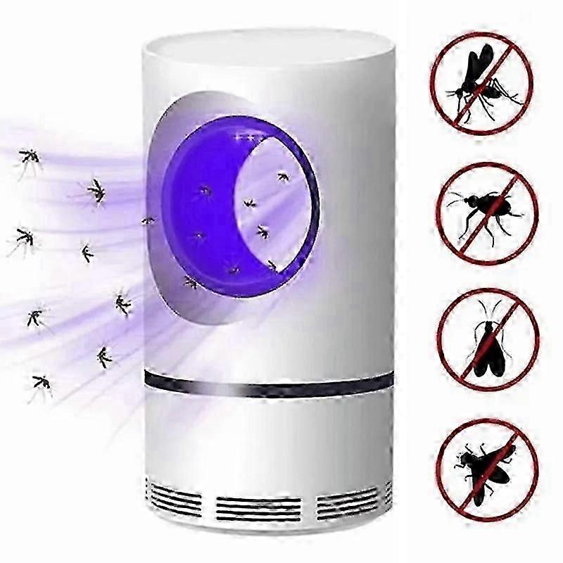UV attraksjon lys mygg killer USB elektrisk bug zapper fan for hjemmet, utendørs