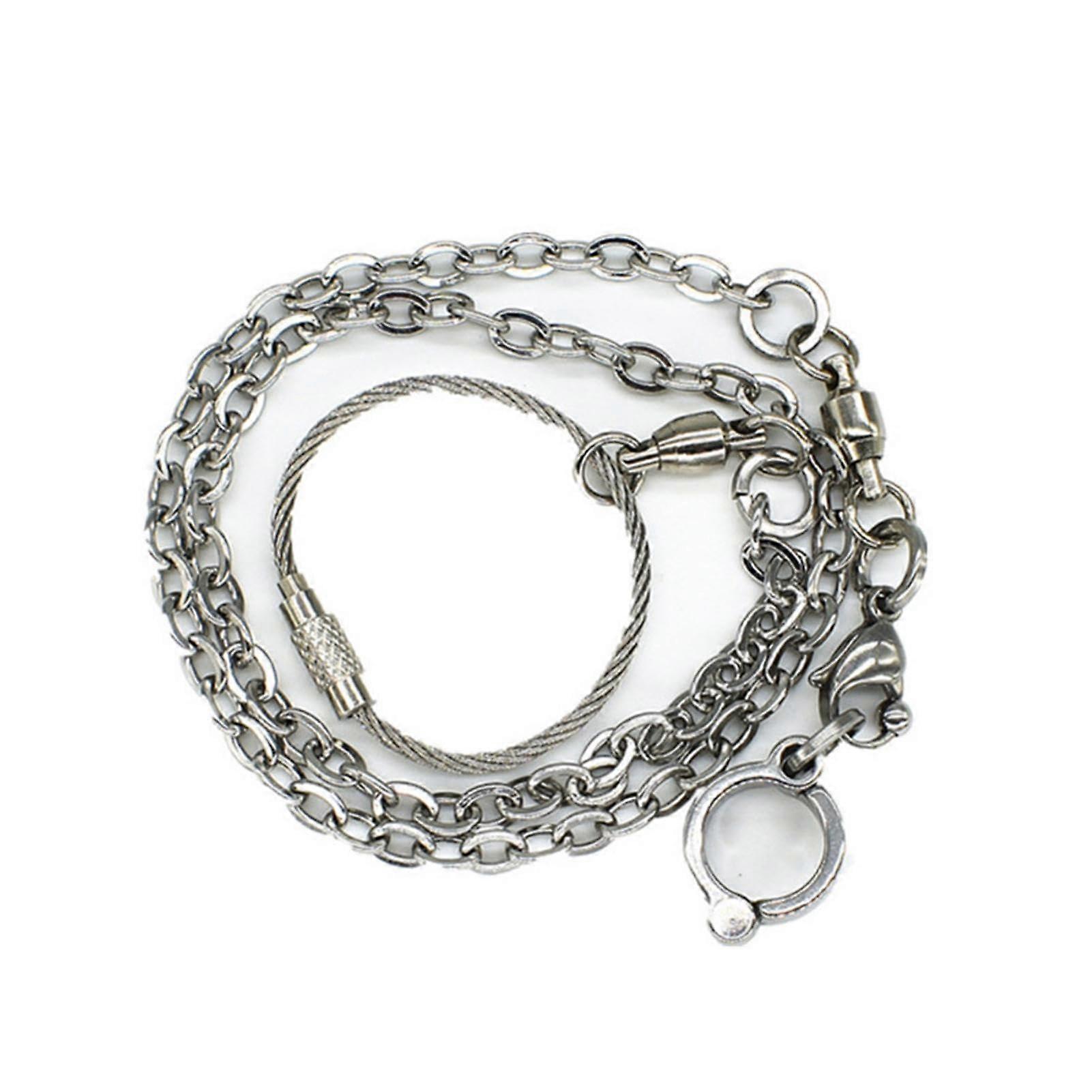 Bird Parrot Anklet Stainless Steel Parrot Anklet for Small Medium and Large Birds for Pet Training No.5 Knuckle Ring
