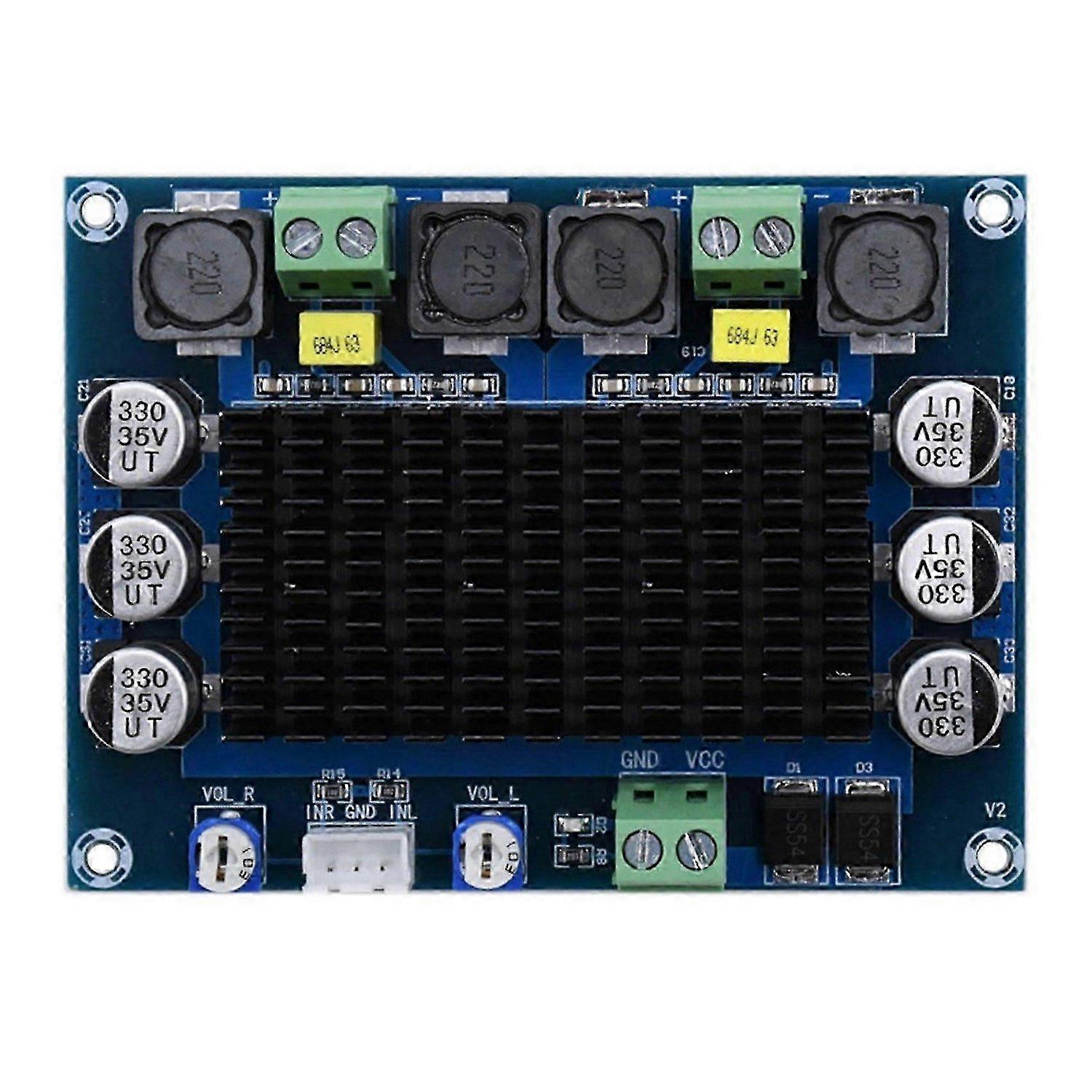 XH-A113 Digital Power Amplifier Board TDA7498 Dual Channel Power Amplifier Board 100W+100W High Power Amplifier Module jn