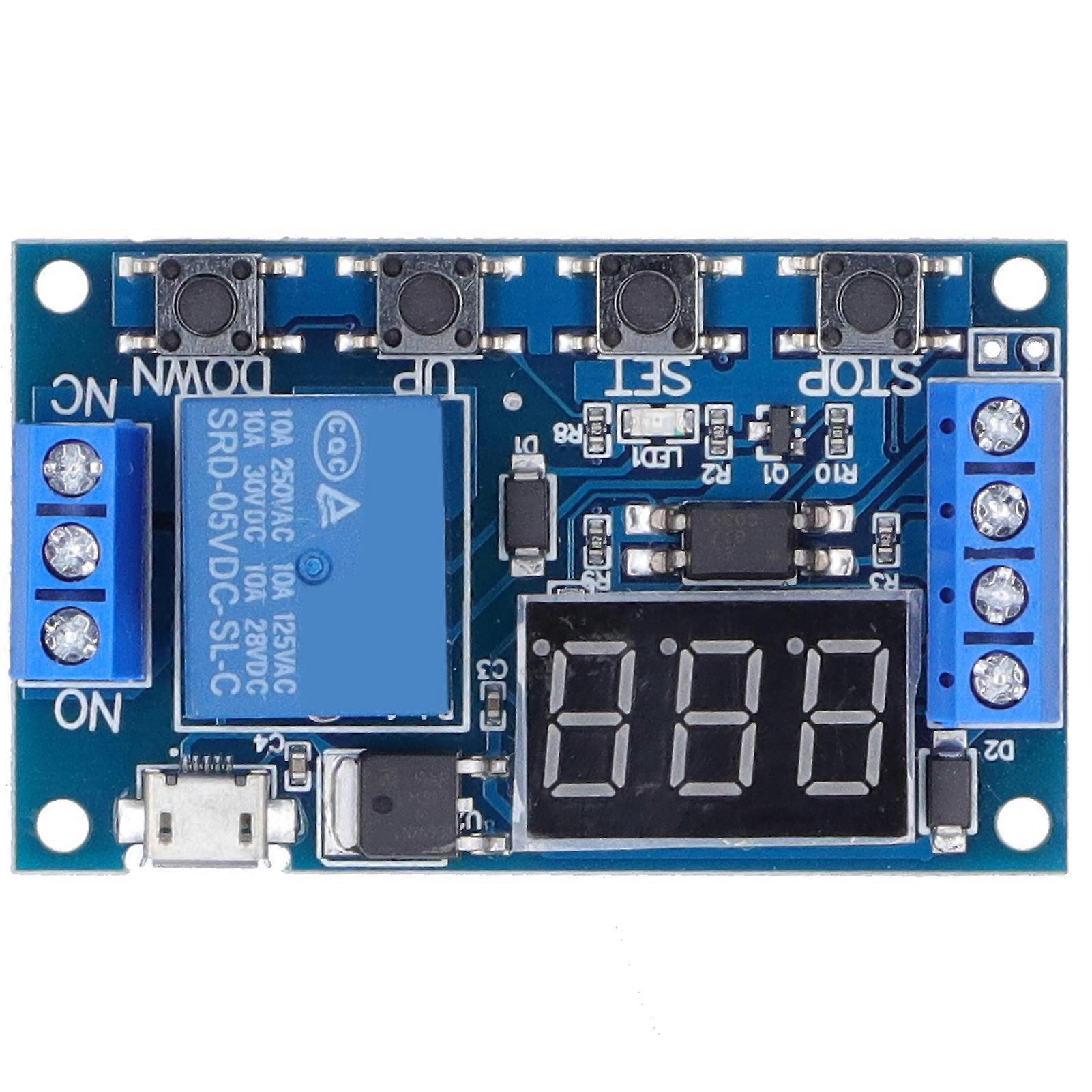 Relaismodul Externer Trigger Delay Switch Leiterplatte Elektronische Komponente 12V