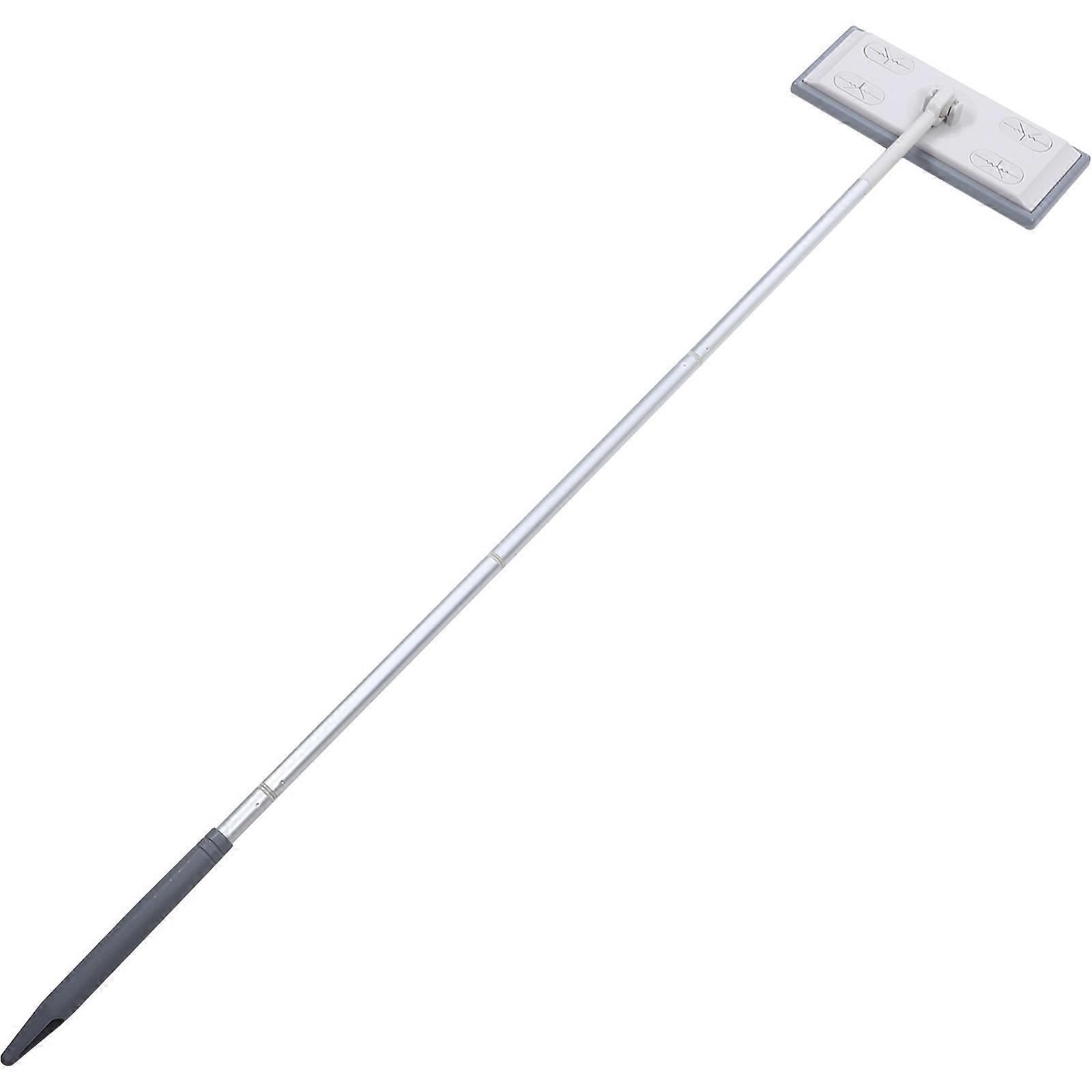 The Lazy Sweeper with Flat Mop Heads for Cleaning Assorted Color Handle Dust Mop