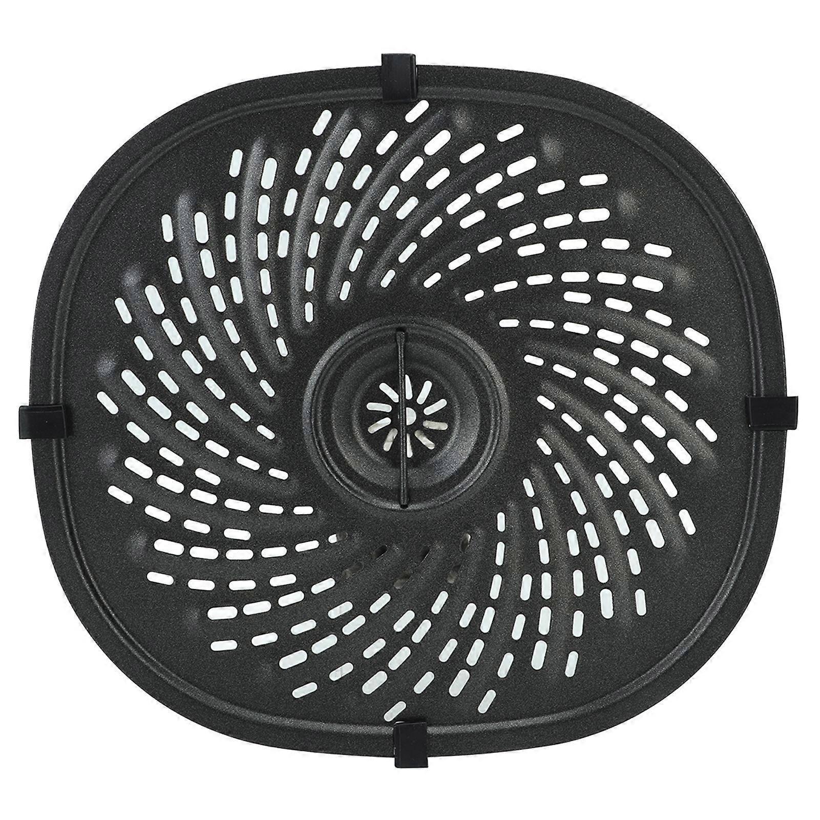 Fryer Crisper Plate Iron Non Stick Fryer Grill Pan Replacement with Rubber Sleeve for 7qt