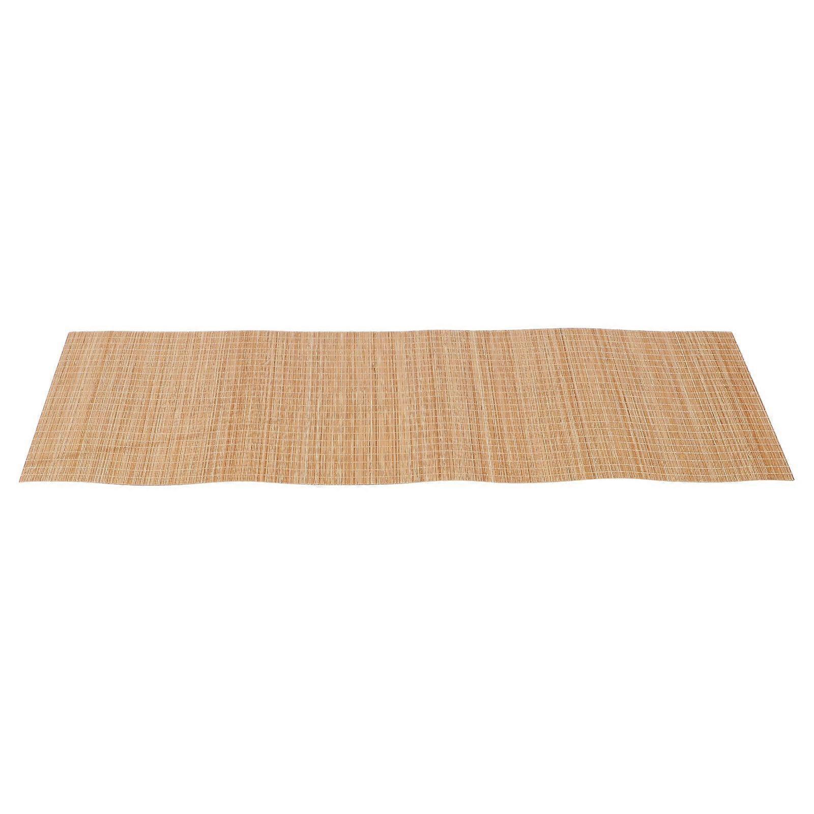 Handmade Bamboo Tea Mat Waterproof Table Placemat Home Tea Table Runner