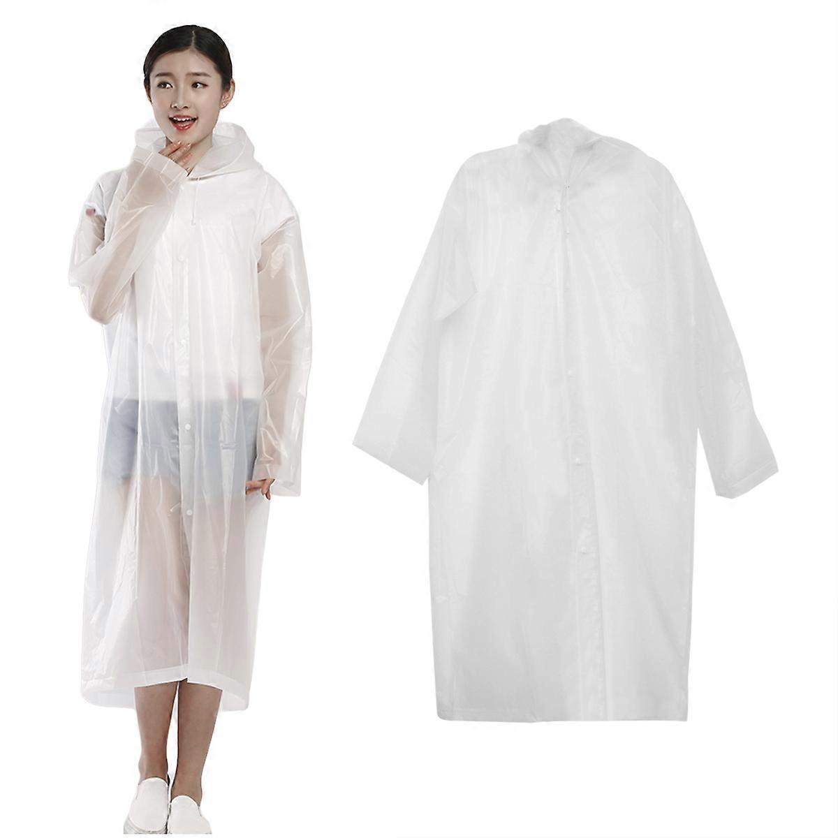 Multi Functional Emergency Raincoat Unisex Waterproof Rain Poncho for Outdoor Activities Reusable 1Set