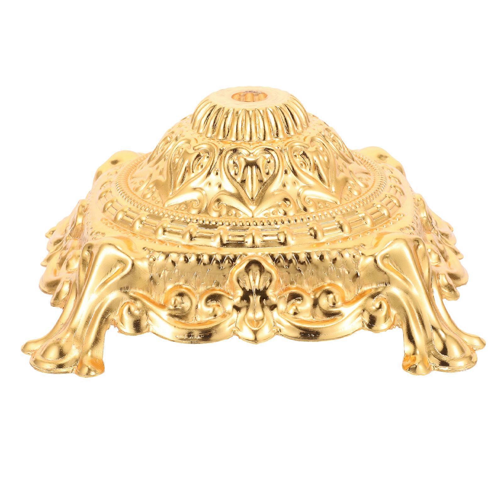 Tray Pedestal Replacement Iron Stand Base Decorative Washable For Fruit Display Living Room Tea Time 1Pcs