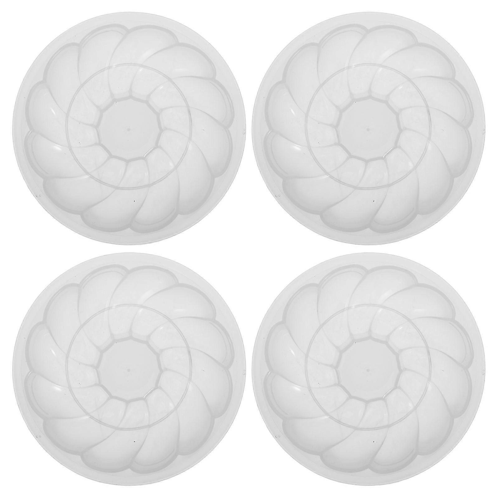 Round Homemade Kitchen Gadget Multifunctional Tool Compact Design 4Pcs
