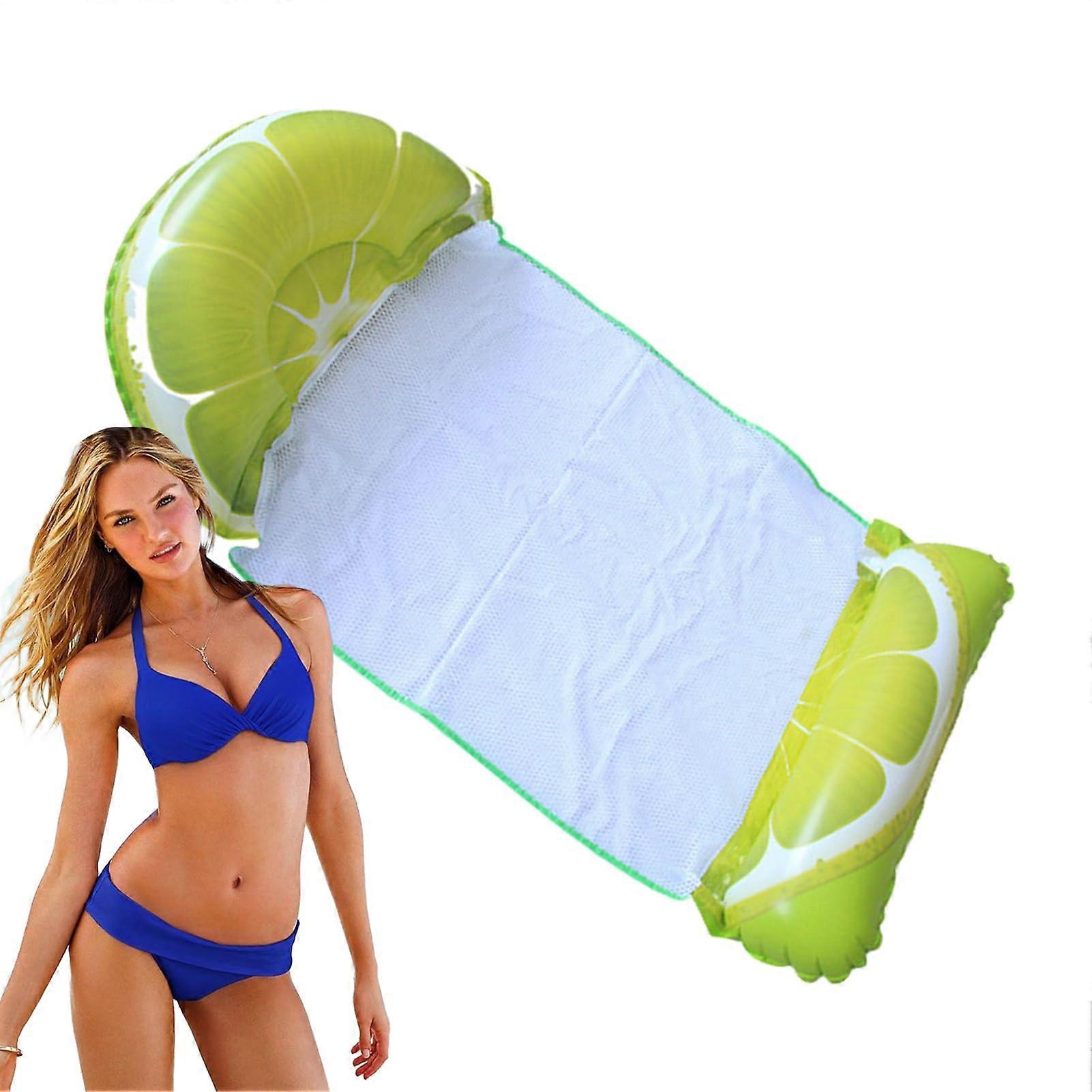 Inflatable Pool Floats for Adults Swimming Lounger for Pool Water Toy for Pool Lounger, Pool Lounger, Fruit Shape, Drift Chair