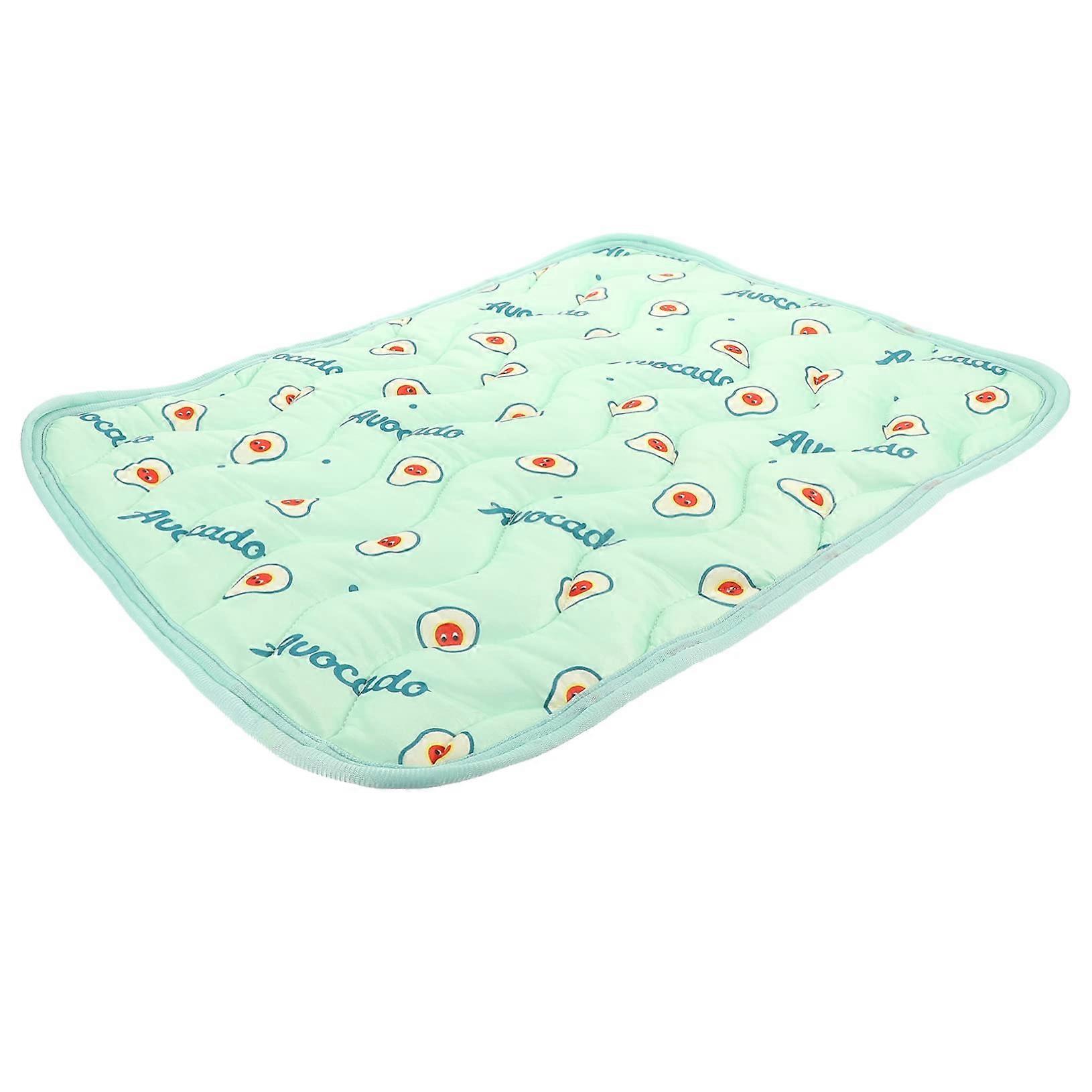 Cooling mat for cats, comfortable pet bed made of safe material for hot weather, providing relaxed sleeping spots and cool resting oases.