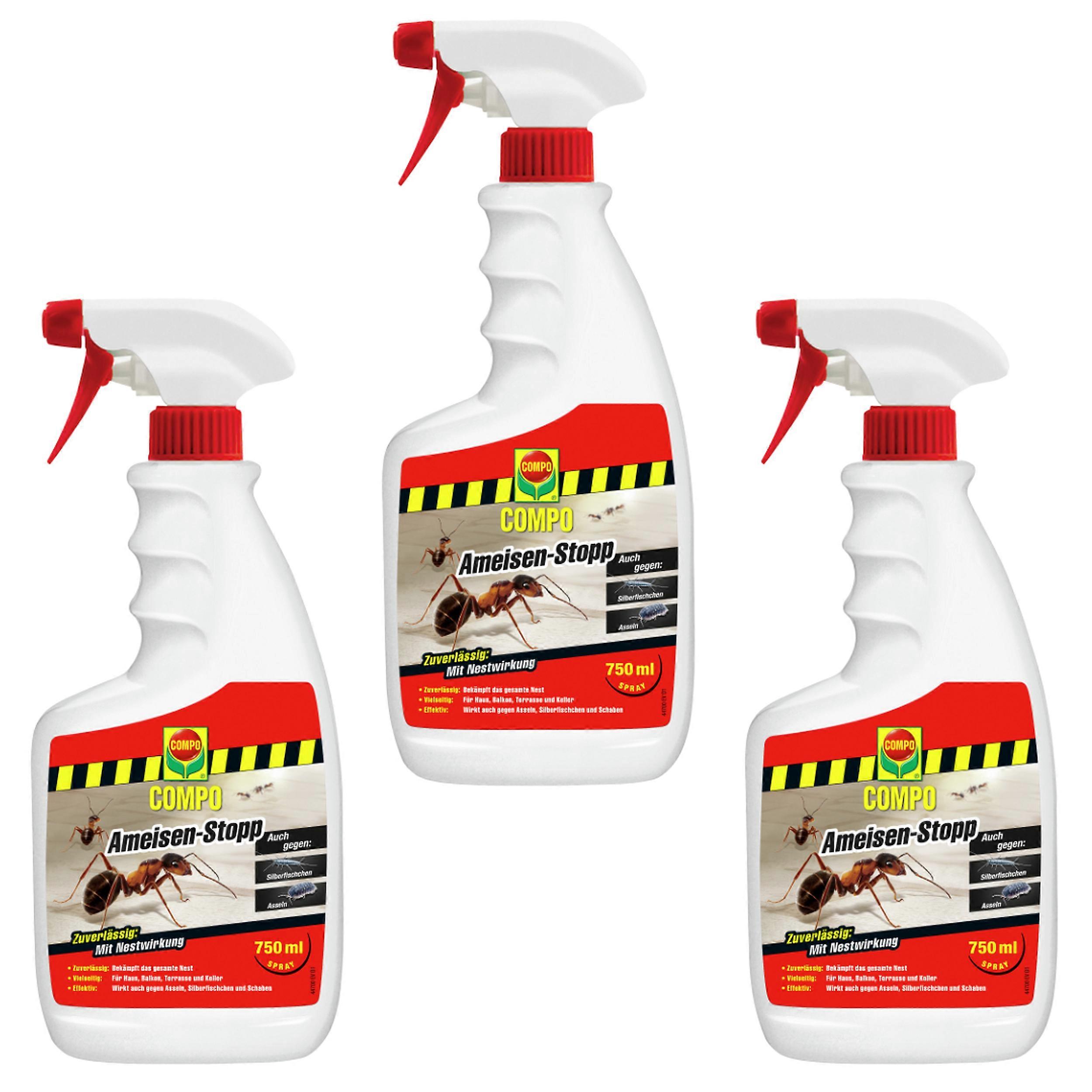 3 x COMPO Ant Stop, 750 ml