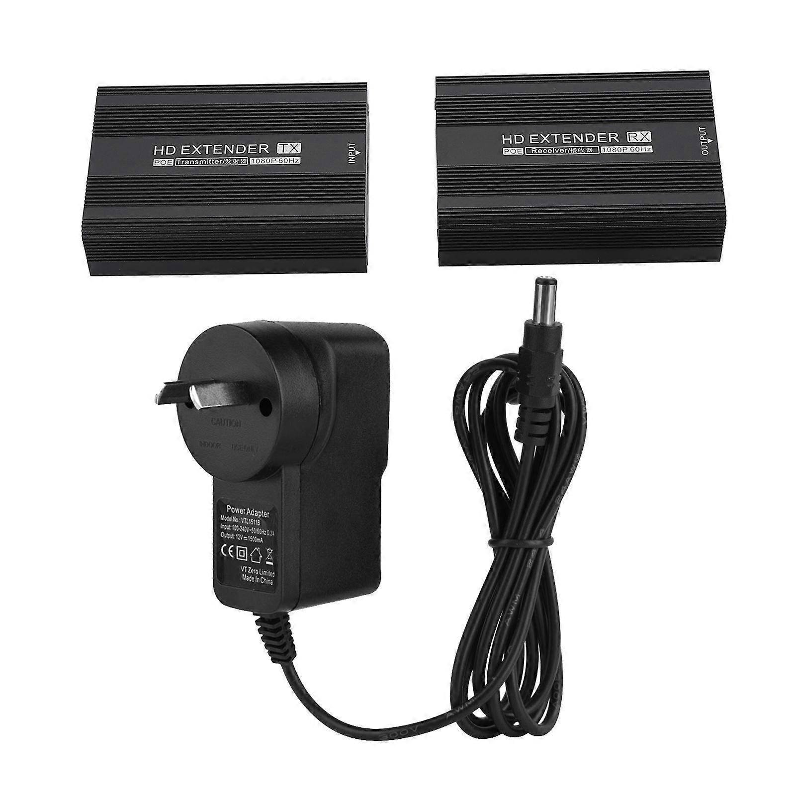 1080p HD Multimedia Interface Extender with POE, 492ft Range for Home Theater Use