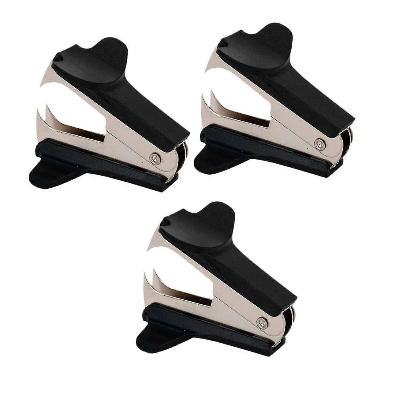 Desk Stapler Remover – Nail Puller Tool Effortless Paper Handling Black 5.8X4.7CM