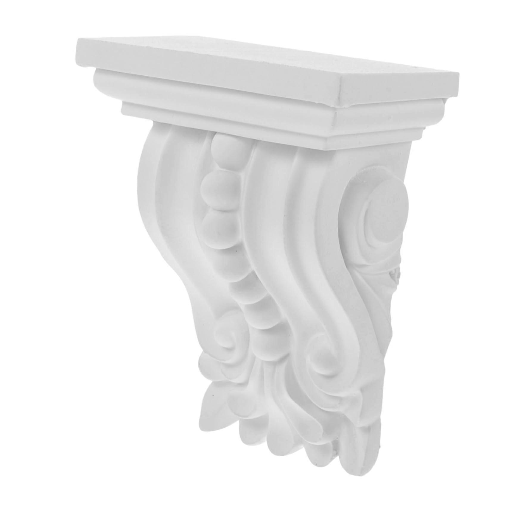 Decorative Carved European PU Onlay for Roman Columns and Furniture, Elegant Wide Design for Wall and Ceiling Decoration
