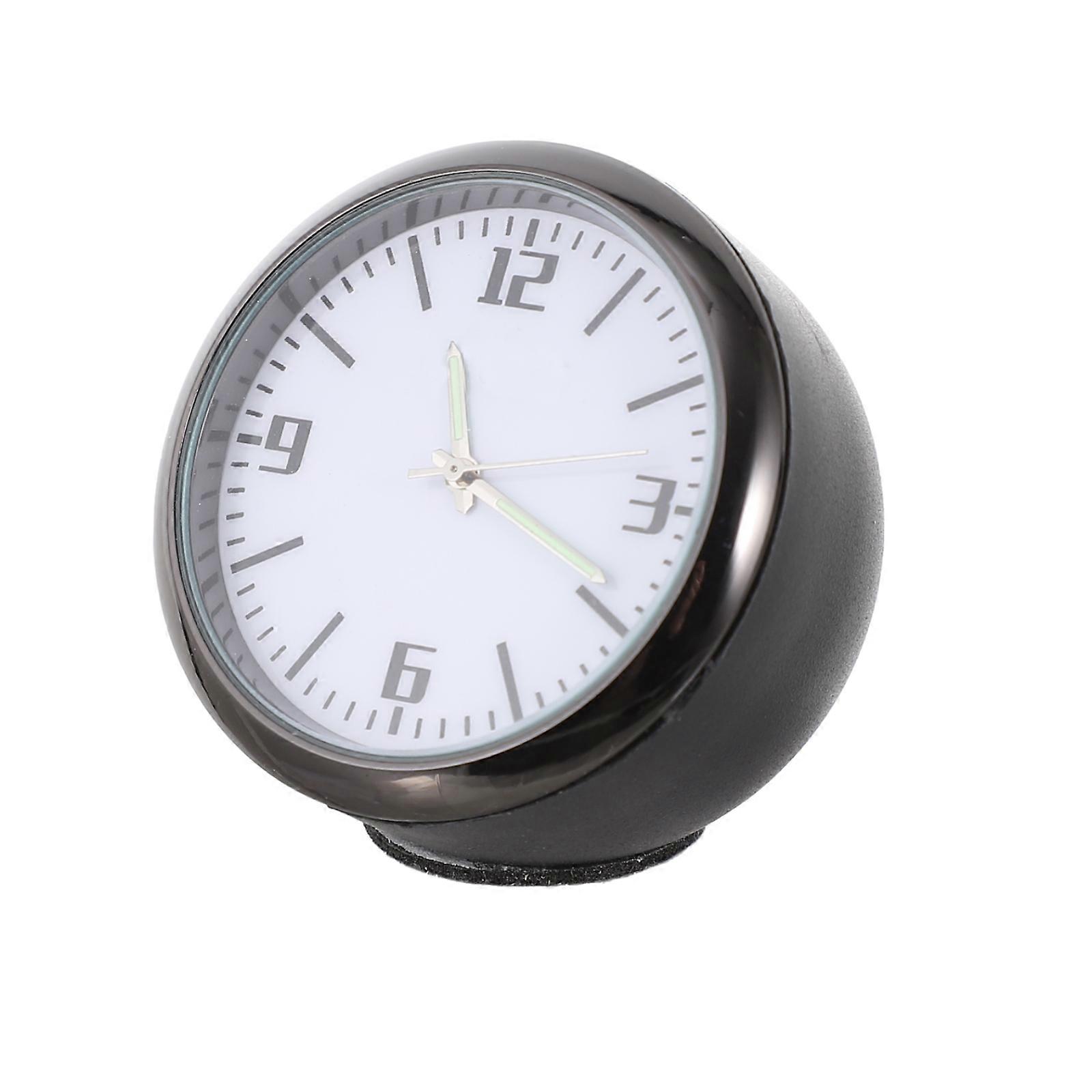 Automotive Clock Car Accessory Driving Home Use ABS Material 3.80X3.80X3.00CM Large Digital Design 1Pcs