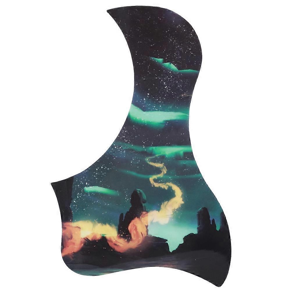 Gitarr Pickguard Självhäftande klistermärke Anka Färg Tianhe Mönsterskydd Tillbehör