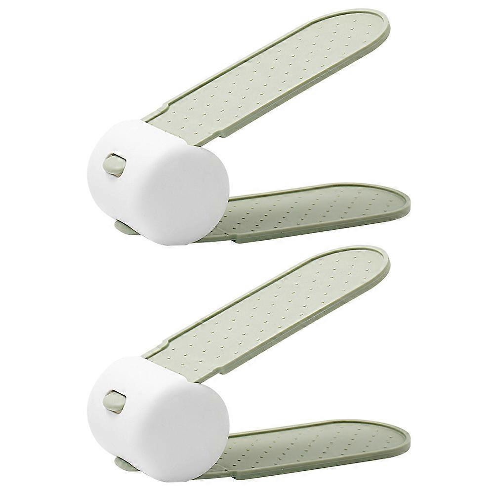 Adjustable Double Layer Shoe Rack, Non Slip Organizer for Sneakers, Heels, Sandals – Space Saving Household Shoe Storage Solution